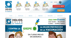 Desktop Screenshot of heliossalud.com.ar