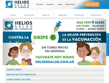 Tablet Screenshot of heliossalud.com.ar